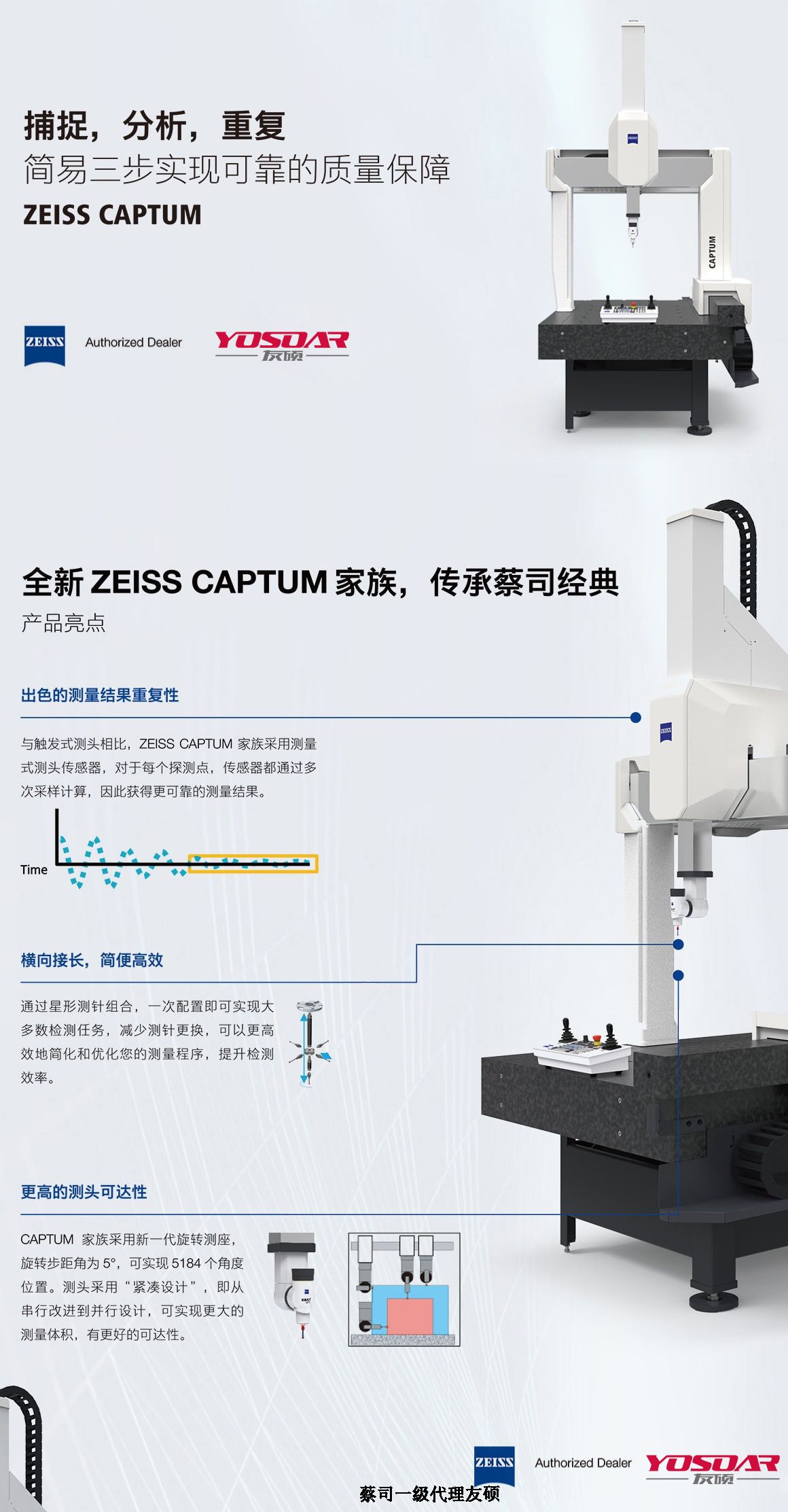 林芝蔡司三坐标CAPTUM
